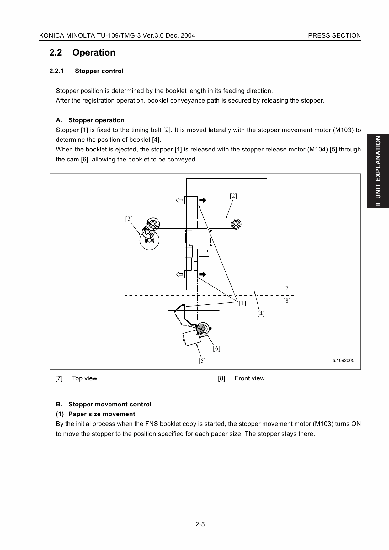 Konica-Minolta Options TU-109 TMG-3 Parts Manual-6